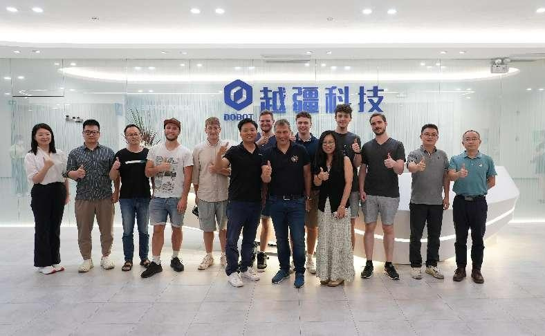 越疆,機器人產業學院，崗課賽證融通-國際交流不斷，德國職校代表團到訪越疆