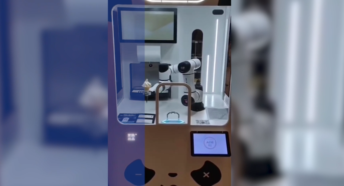 越疆機器人,越疆機器人應用案例,焊接機器人,裝配機器人,越疆協作機器人、無人自助冰激淋機